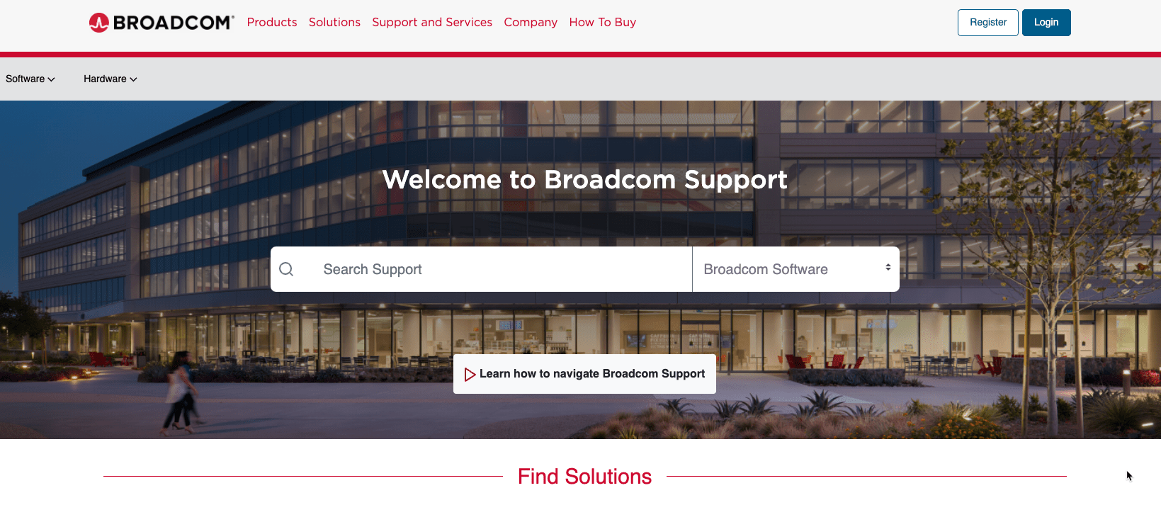 Broadcom Support Portal