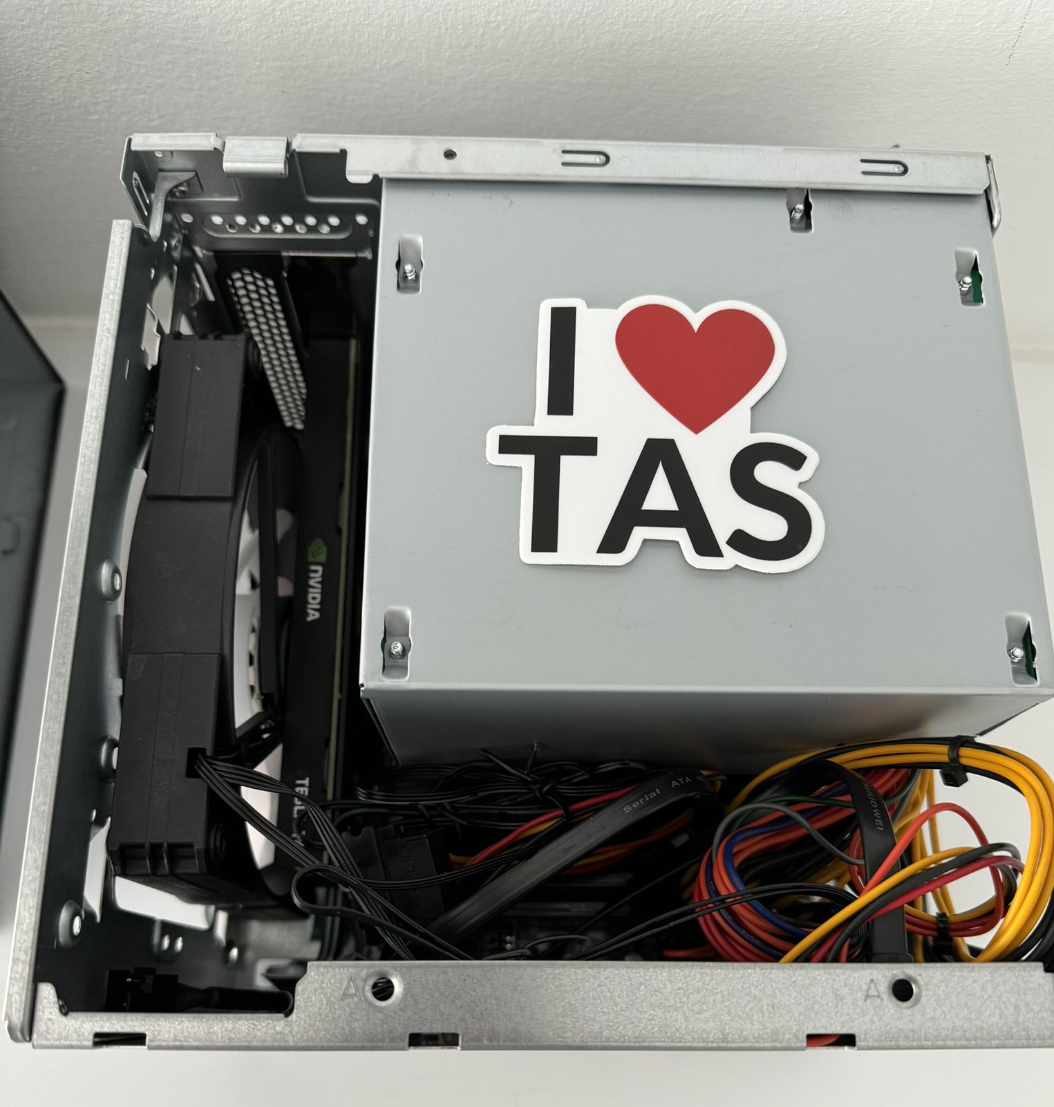 Nvidia Tesla T4 GPU with custom cooling