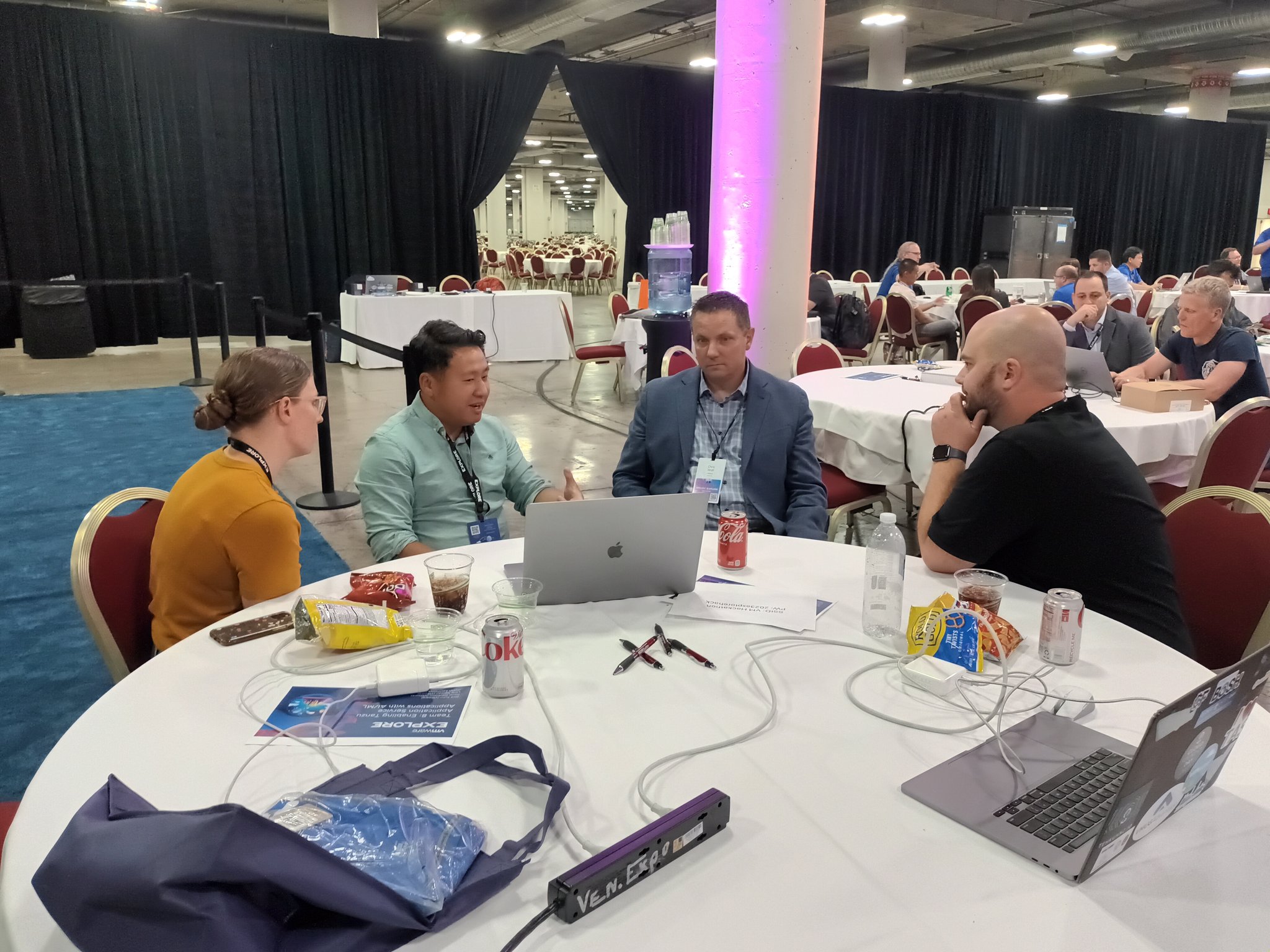 Chris Wolf, the wolf of vmware, meets with team 8